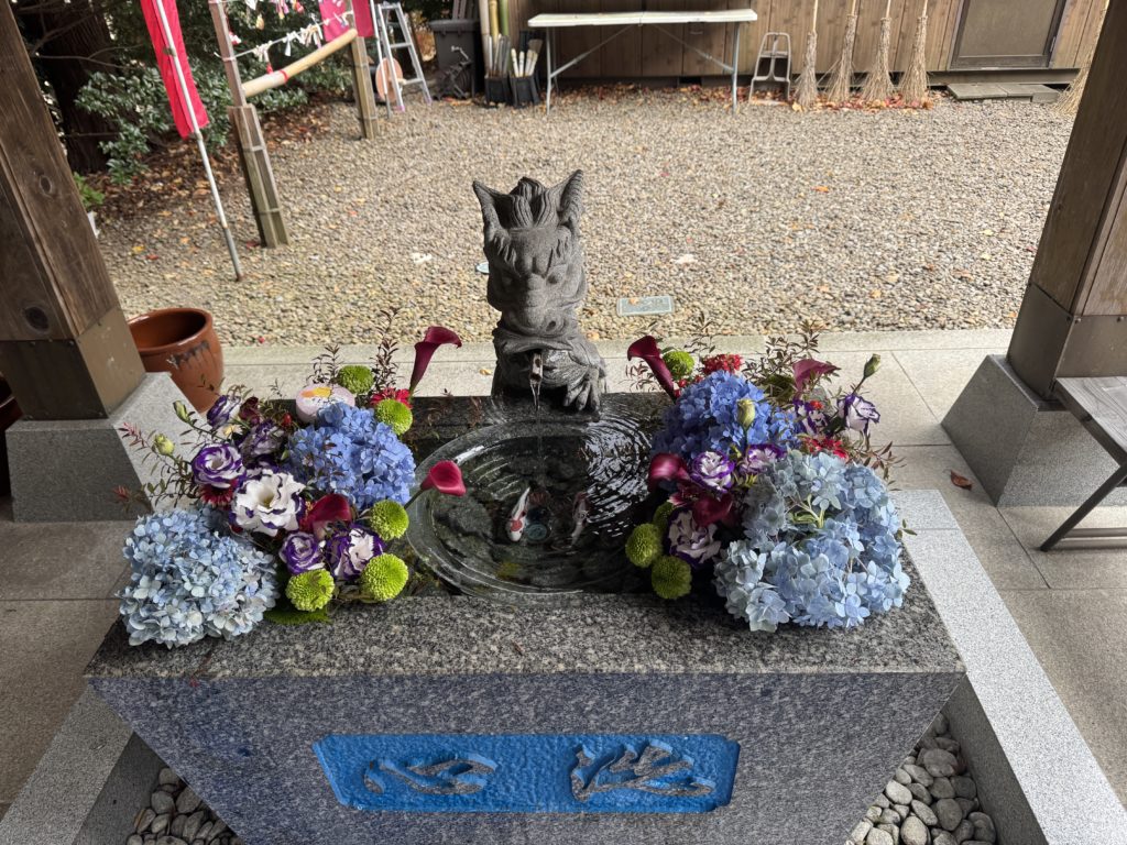 完成:花手水全体図